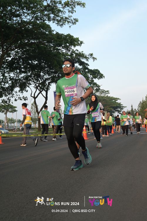 Race photo from BAF LIONS RUN 2024