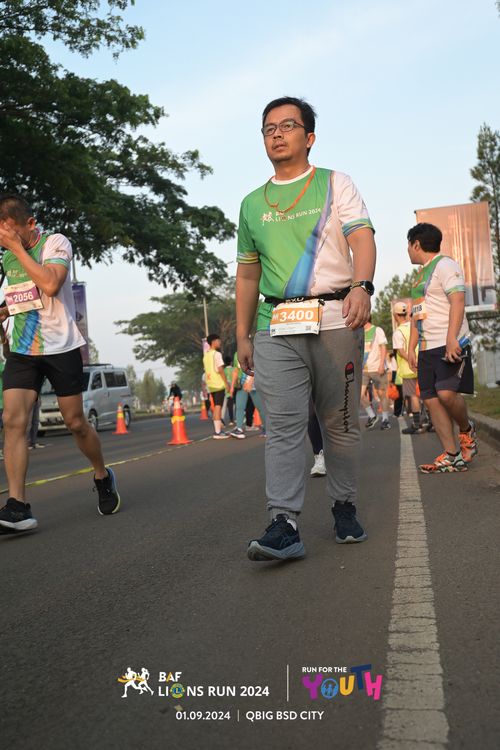Race photo from BAF LIONS RUN 2024