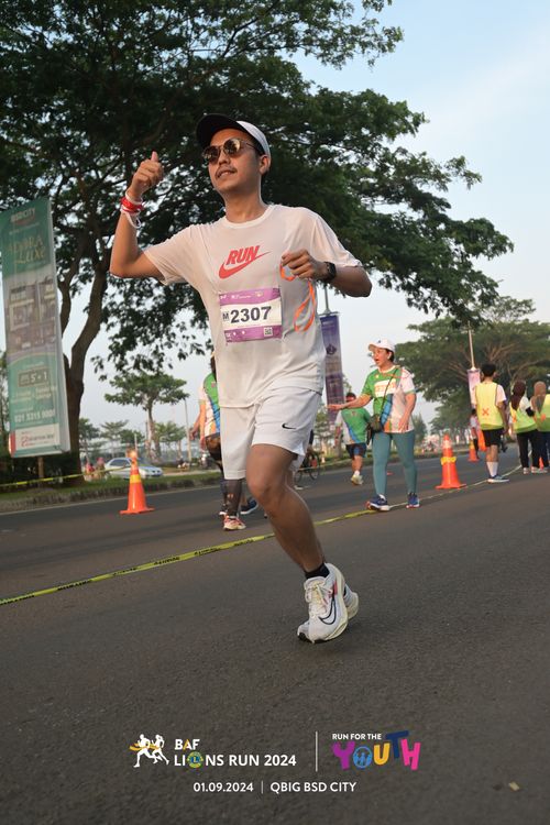 Race photo from BAF LIONS RUN 2024