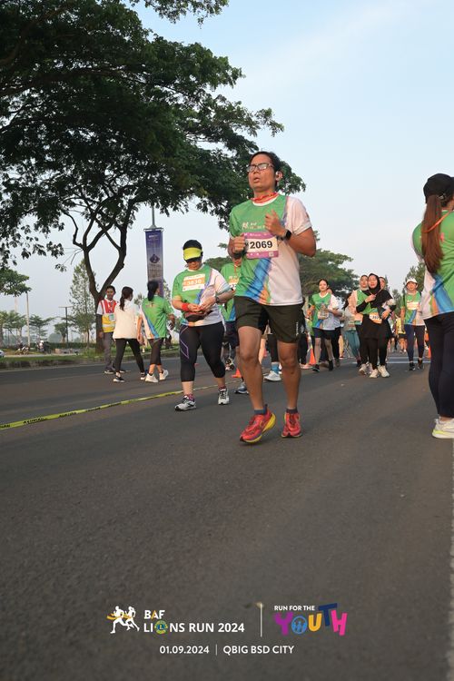 Race photo from BAF LIONS RUN 2024