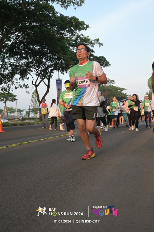 Race photo from BAF LIONS RUN 2024