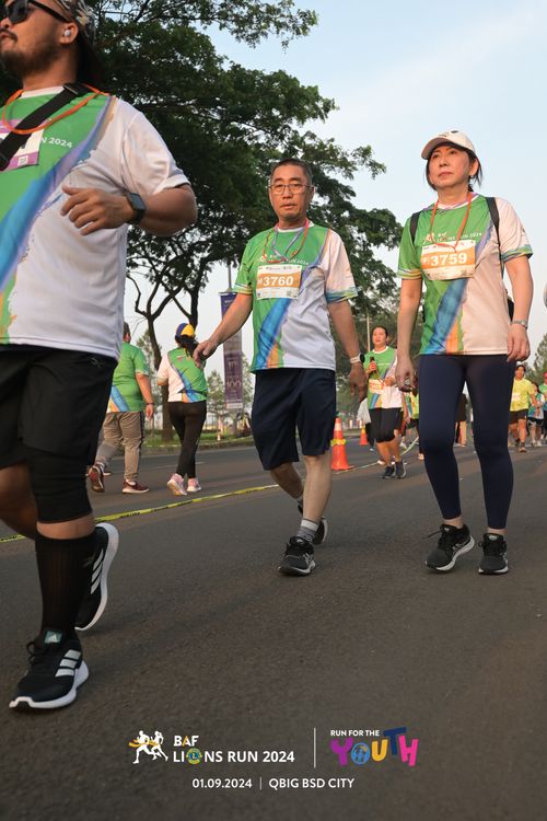 Race photo from BAF LIONS RUN 2024