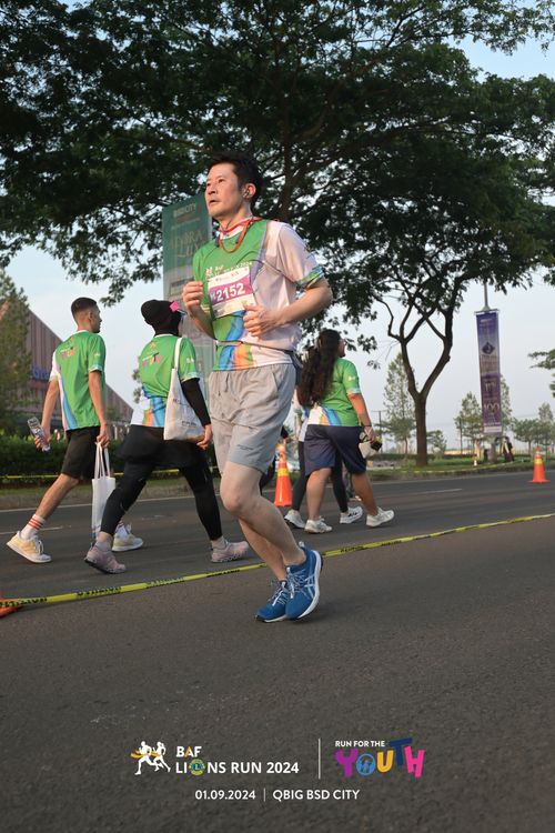 Race photo from BAF LIONS RUN 2024