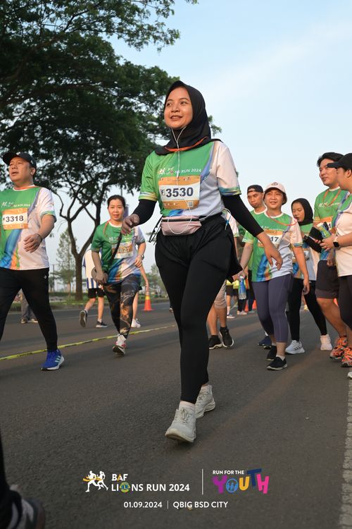 Race photo from BAF LIONS RUN 2024