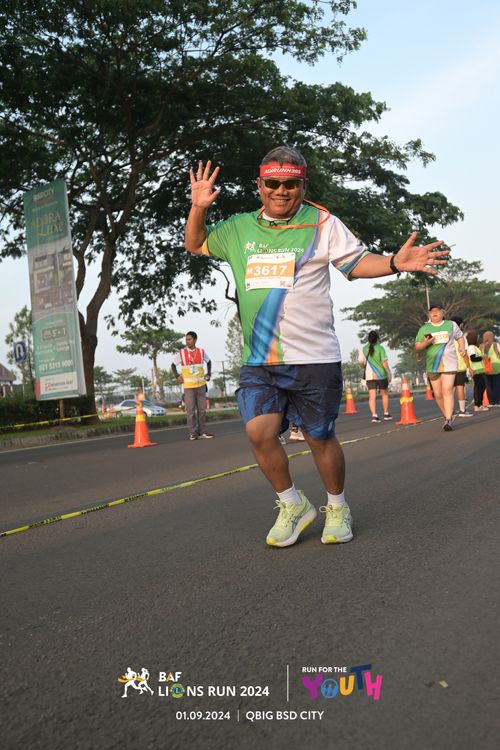 Race photo from BAF LIONS RUN 2024