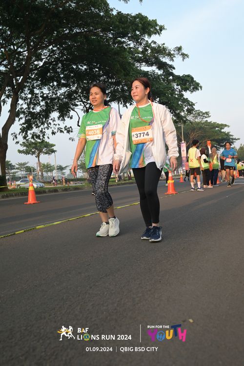Race photo from BAF LIONS RUN 2024