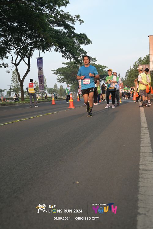 Race photo from BAF LIONS RUN 2024