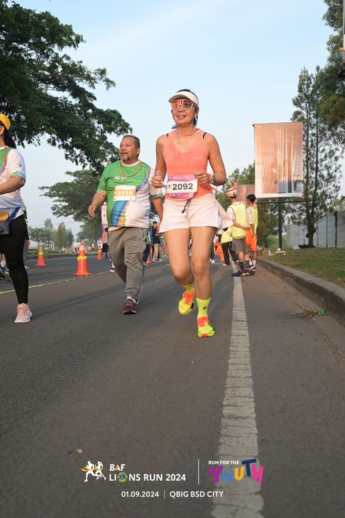 Race photo from BAF LIONS RUN 2024