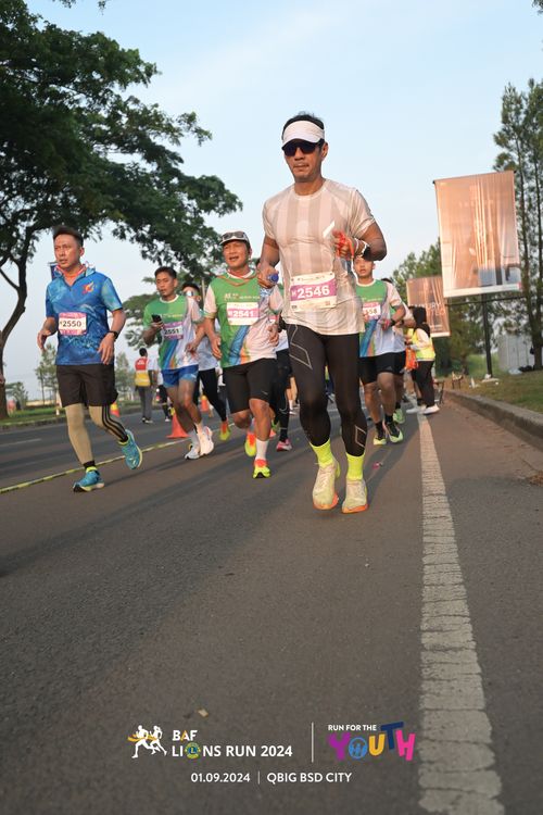 Race photo from BAF LIONS RUN 2024