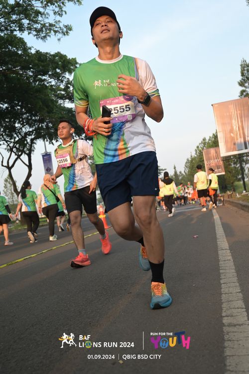 Race photo from BAF LIONS RUN 2024