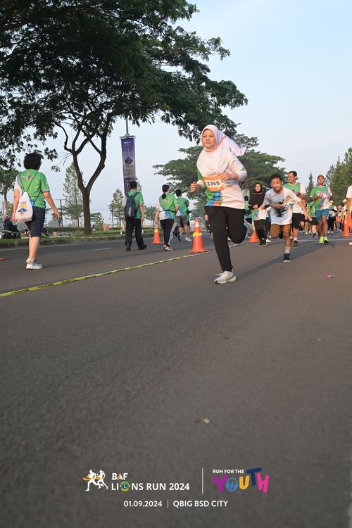 Race photo from BAF LIONS RUN 2024