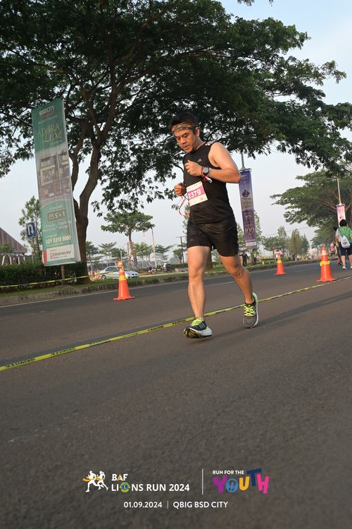 Race photo from BAF LIONS RUN 2024