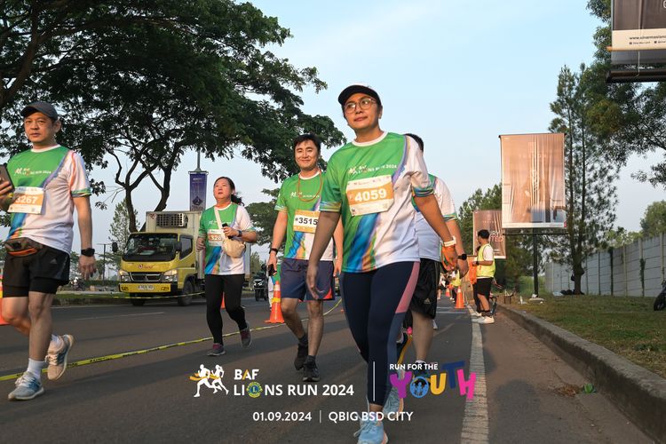 Race photo from BAF LIONS RUN 2024