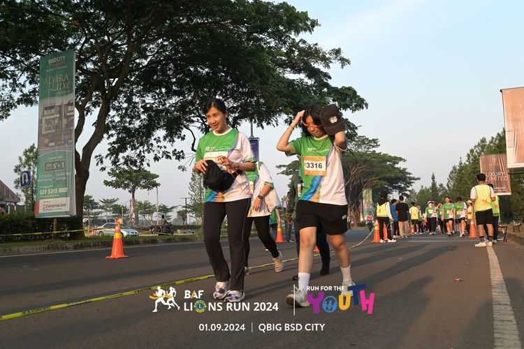 Race photo from BAF LIONS RUN 2024