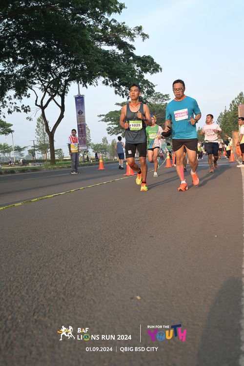 Race photo from BAF LIONS RUN 2024