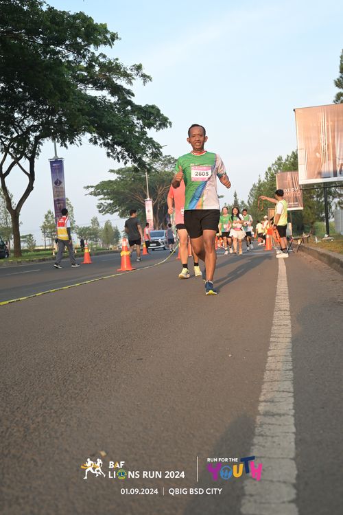 Race photo from BAF LIONS RUN 2024