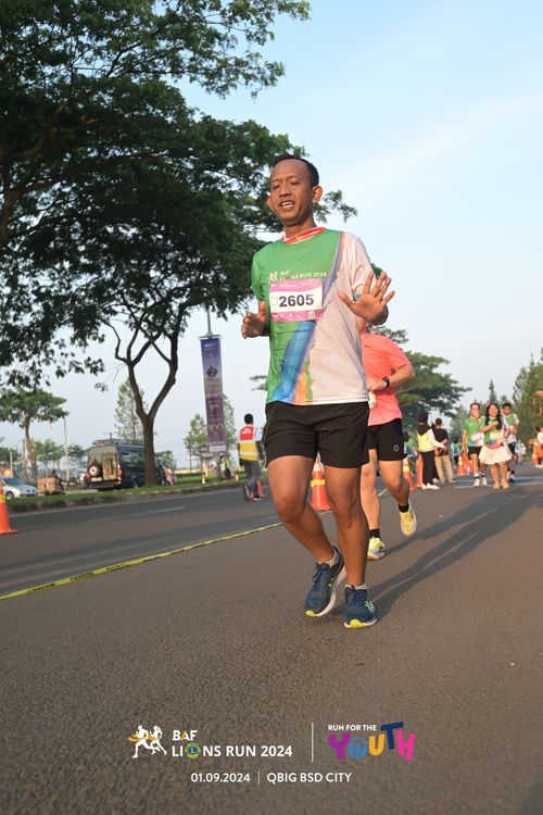 Race photo from BAF LIONS RUN 2024