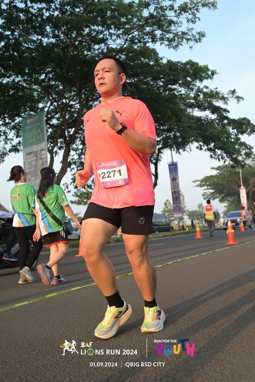 Race photo from BAF LIONS RUN 2024