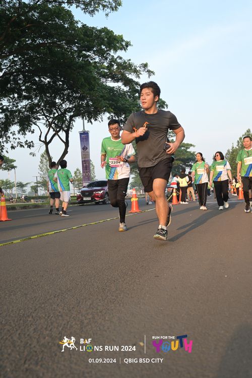 Race photo from BAF LIONS RUN 2024
