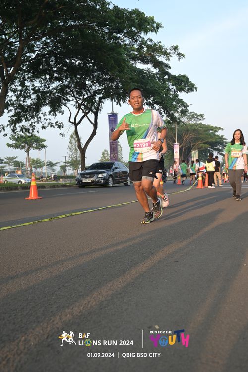 Race photo from BAF LIONS RUN 2024