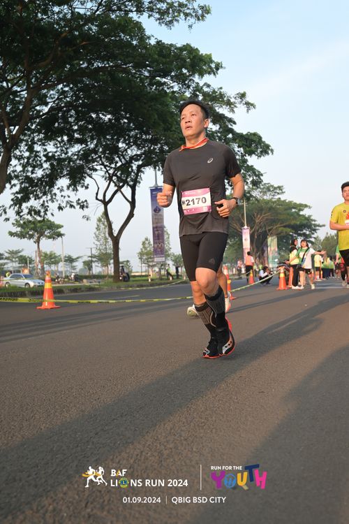Race photo from BAF LIONS RUN 2024