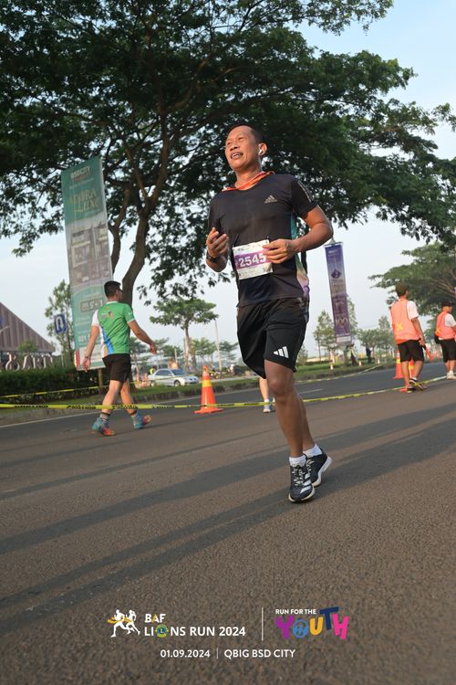 Race photo from BAF LIONS RUN 2024