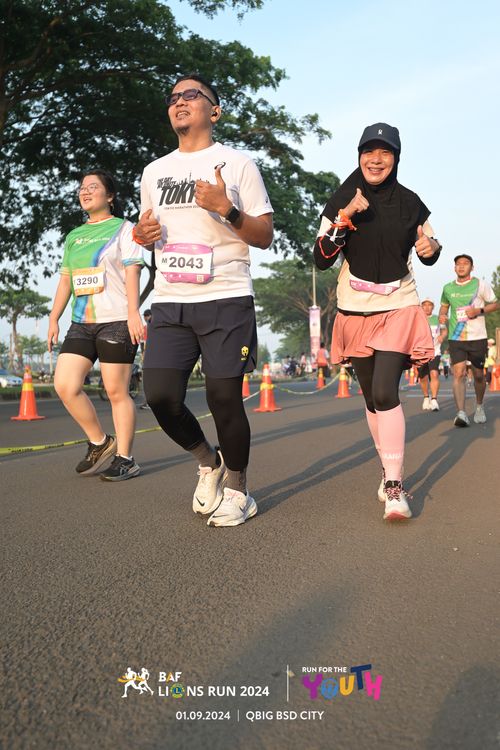 Race photo from BAF LIONS RUN 2024