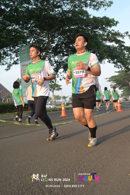 Race photo from BAF LIONS RUN 2024