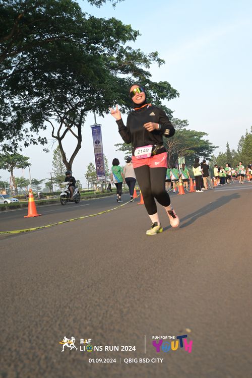 Race photo from BAF LIONS RUN 2024
