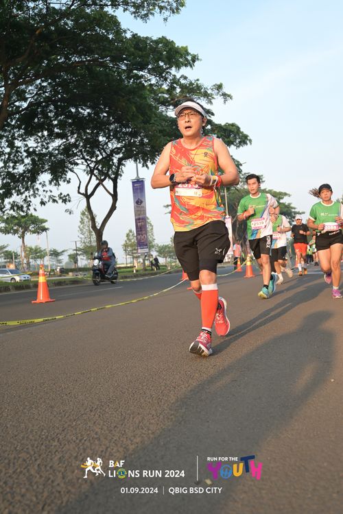 Race photo from BAF LIONS RUN 2024
