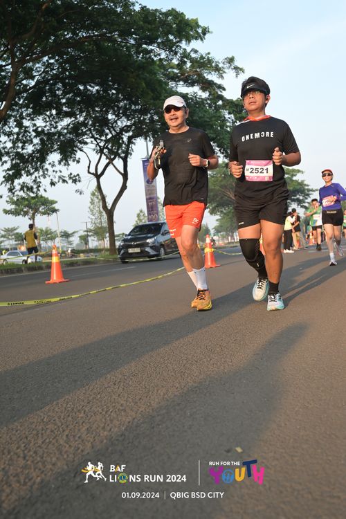 Race photo from BAF LIONS RUN 2024