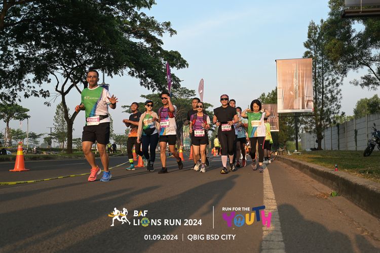 Race photo from BAF LIONS RUN 2024