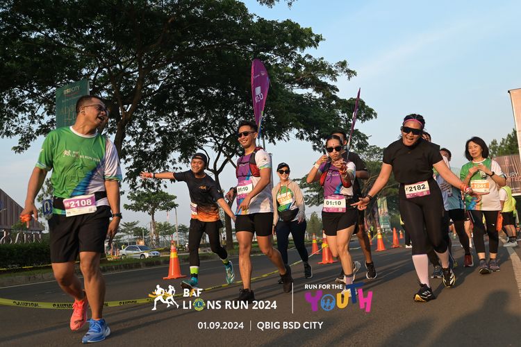 Race photo from BAF LIONS RUN 2024