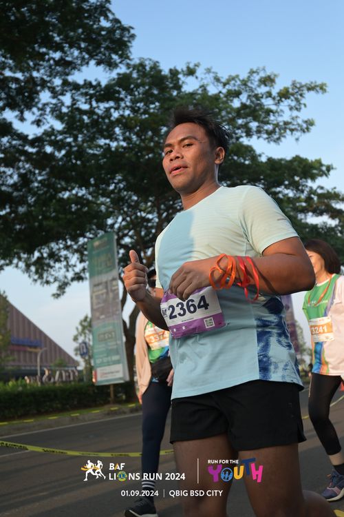 Race photo from BAF LIONS RUN 2024