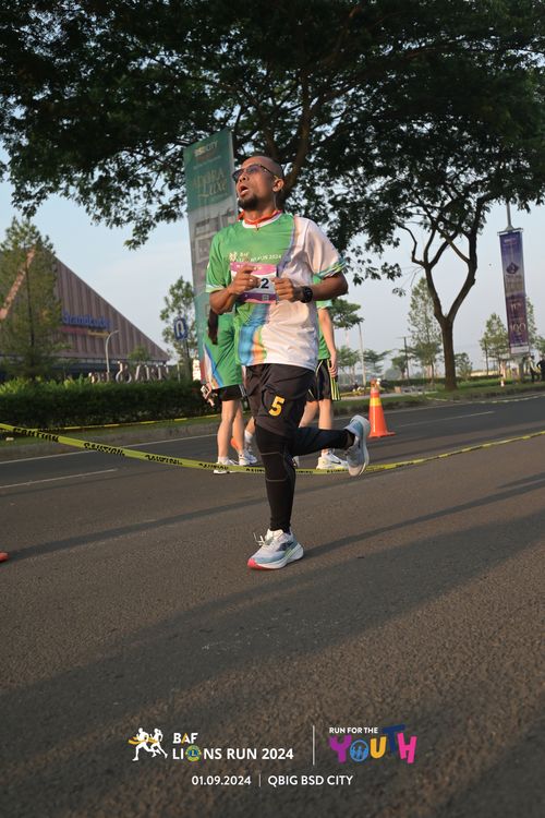 Race photo from BAF LIONS RUN 2024