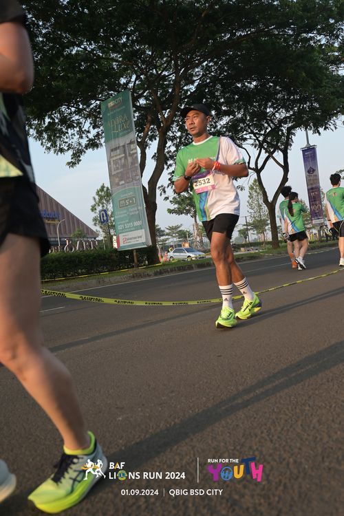 Race photo from BAF LIONS RUN 2024