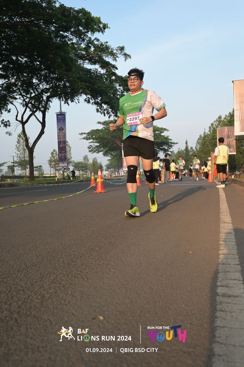 Race photo from BAF LIONS RUN 2024