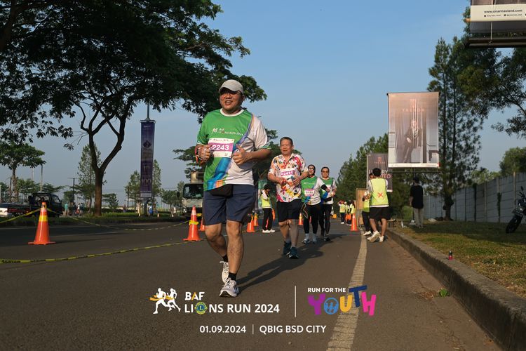 Race photo from BAF LIONS RUN 2024