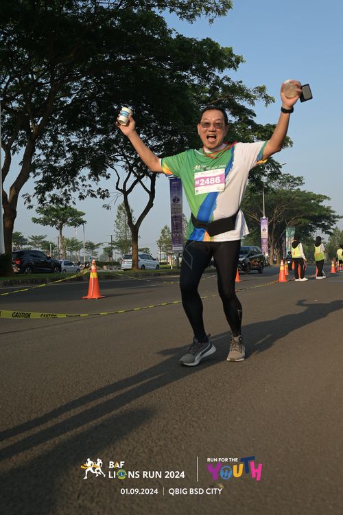 Race photo from BAF LIONS RUN 2024