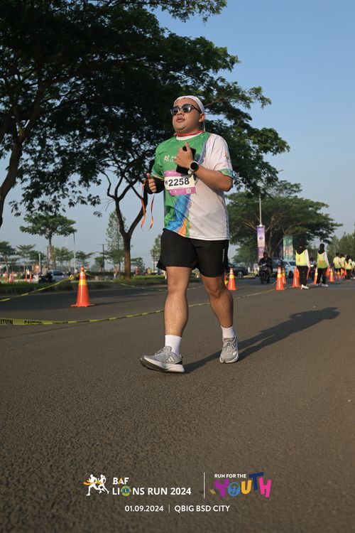 Race photo from BAF LIONS RUN 2024
