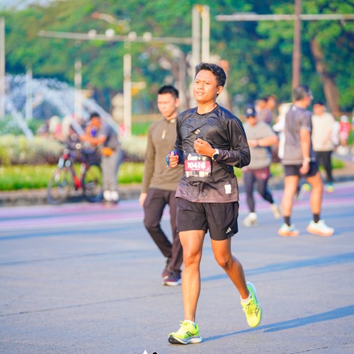 Race photo from SMARTFREN RUN 2026
