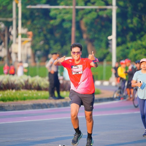 Race photo from SMARTFREN RUN 2026