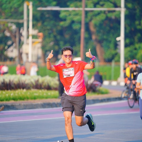 Race photo from SMARTFREN RUN 2026