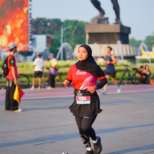 Race photo from SMARTFREN RUN 2026