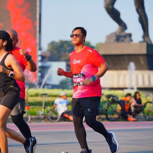 Race photo from SMARTFREN RUN 2026