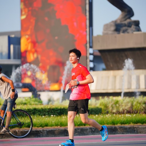 Race photo from SMARTFREN RUN 2026