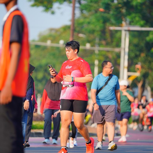 Race photo from SMARTFREN RUN 2026