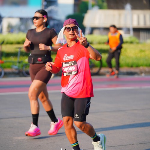 Race photo from SMARTFREN RUN 2026