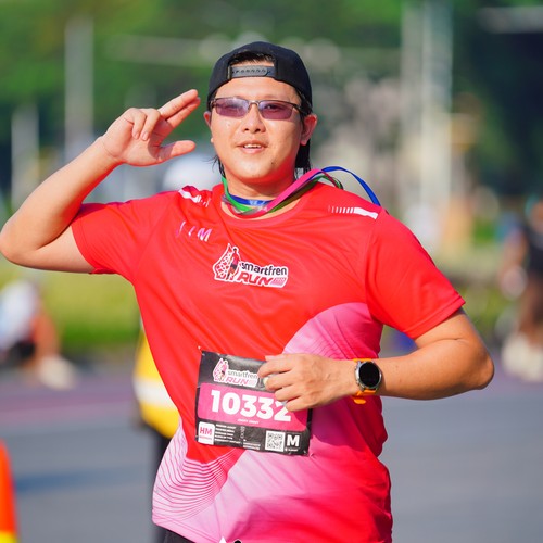 Race photo from SMARTFREN RUN 2026