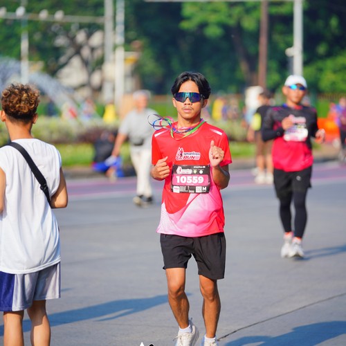 Race photo from SMARTFREN RUN 2026